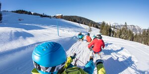 Erleben Sie ein unvergessliches Rodelabenteuer in Tirol. | © Ski Juwel Alpbachtal Wildschönau / Shoot & Style