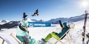 Show off your best tricks at the snow parks around the ski area in Tyrol.