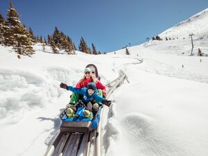 A ride on the alpine coaster promises fun and action