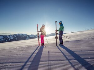 First Line Skiing at the Tyrolean ski area