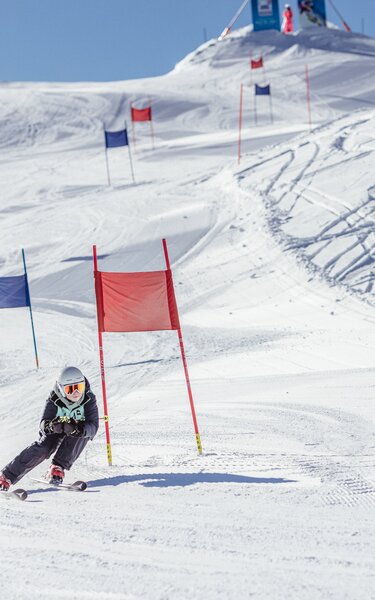 Rennstrecke am Schatzberg Skifahren wie die Profis