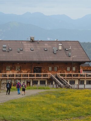 Berggasthof Hornboden im Sommer