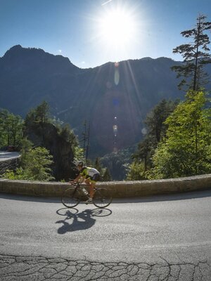 Rennradfahren in Brandenberg - Abfahrt | © Gabriele Grießenböck