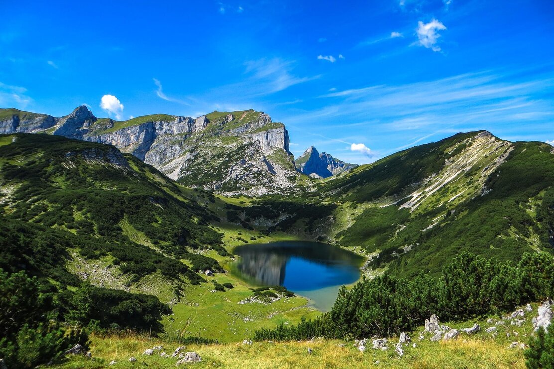 The Zireiner Lake - The blue eye in the Rofan