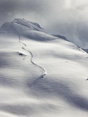 Schneespur am Wiedersbergerhorn