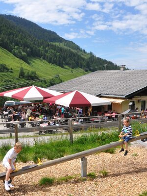 Spielplatz Schönangeralm Sommer | © Wildschönau Tourismus