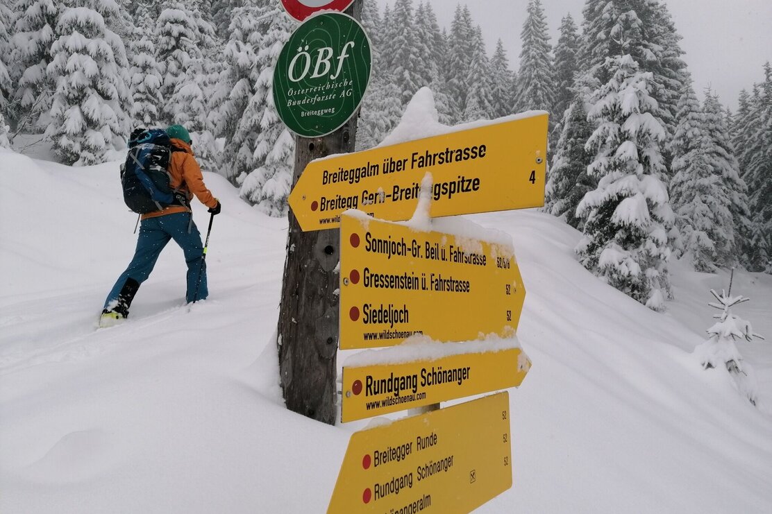 Wildschönau Auffach Breitegg Schilder.jpg | © Wildschönau Tourismus