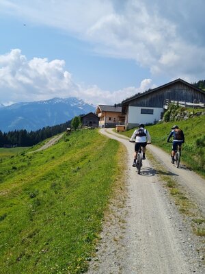 Biketour m. Rainer Sconner_bei Haagalm.jpg | © Wildschönau Tourismus