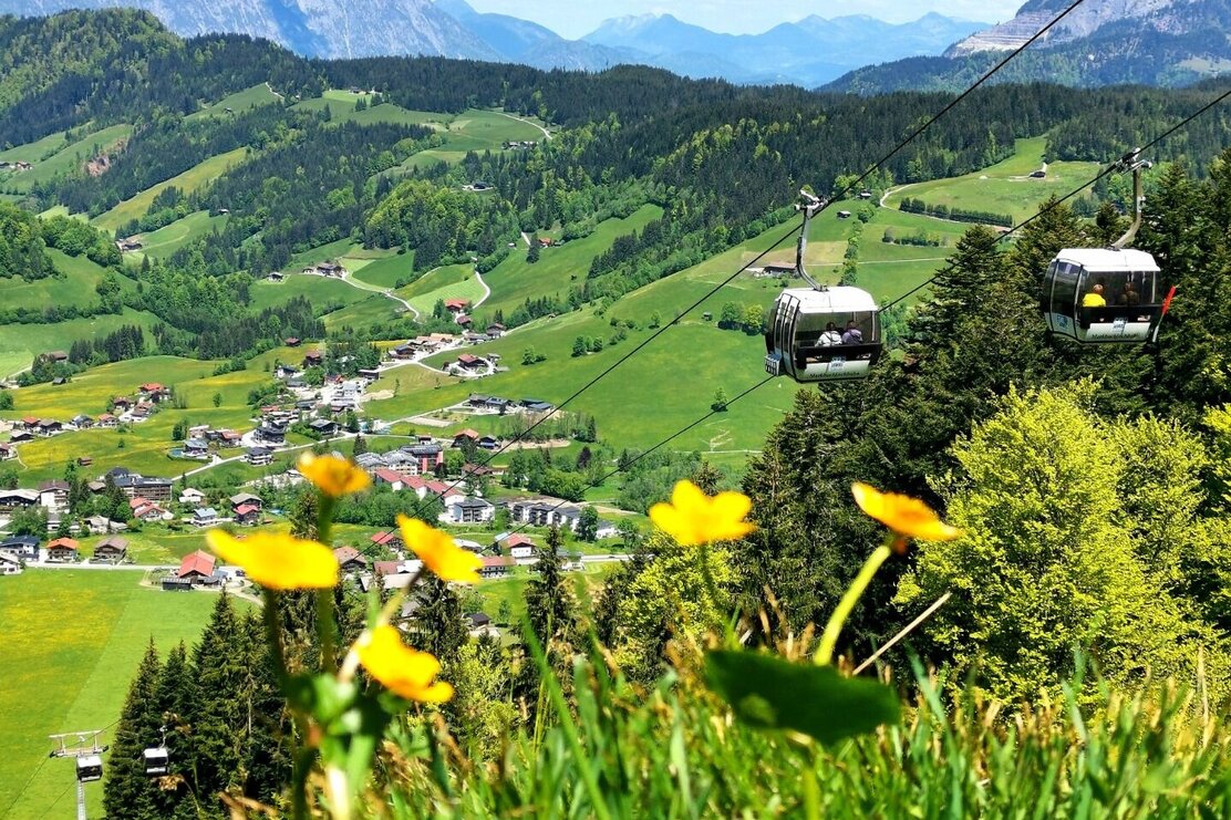 Markbachjochbahn Frühling Wildschönau FG T.L. Rechte Wildschönau Tourismus  (9).jpg | © Wildschönau Tourismus